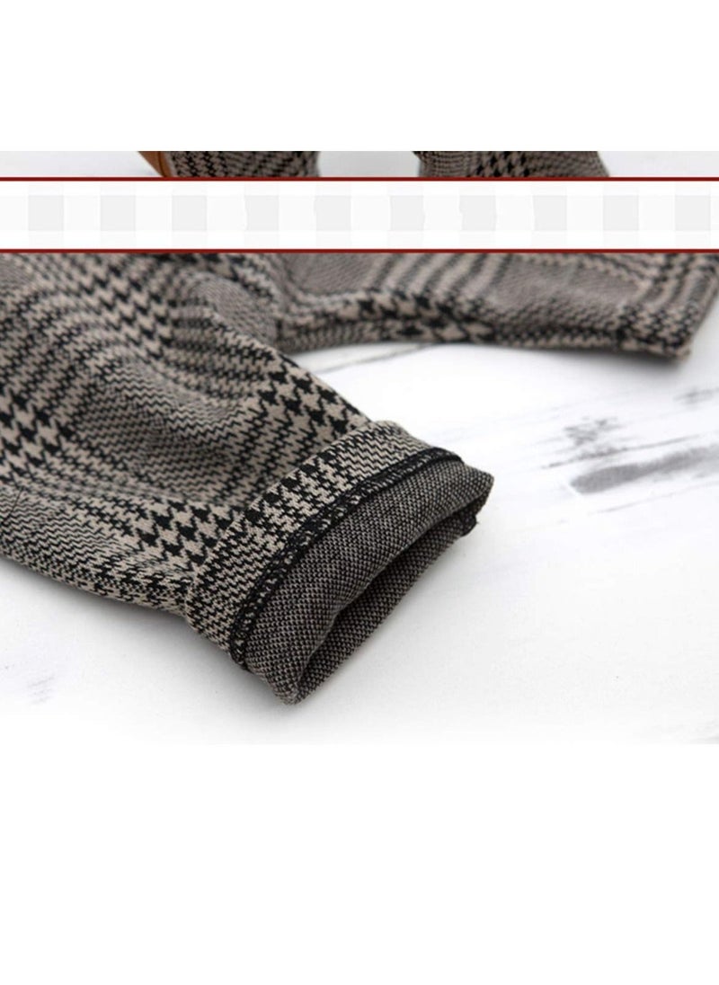 Newborn Photography Props Stripes Cool Boy Retro Plaid Suspenders Flat Bottom Cab Cap Photography Props Duck Tongue Hat Suit Boys Clothing (Dark Gray)  - Image 5