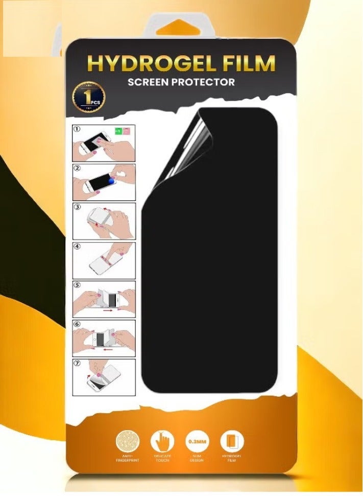 SHOPI iPhone SE 2020 Hydrogel Privacy Film Screen Protector Black - Anti-Glare, Privacy Protection, Full-Screen Coverage, Self-Healing, Scratch-Resistant, Bubble-Free Installation - Image 2