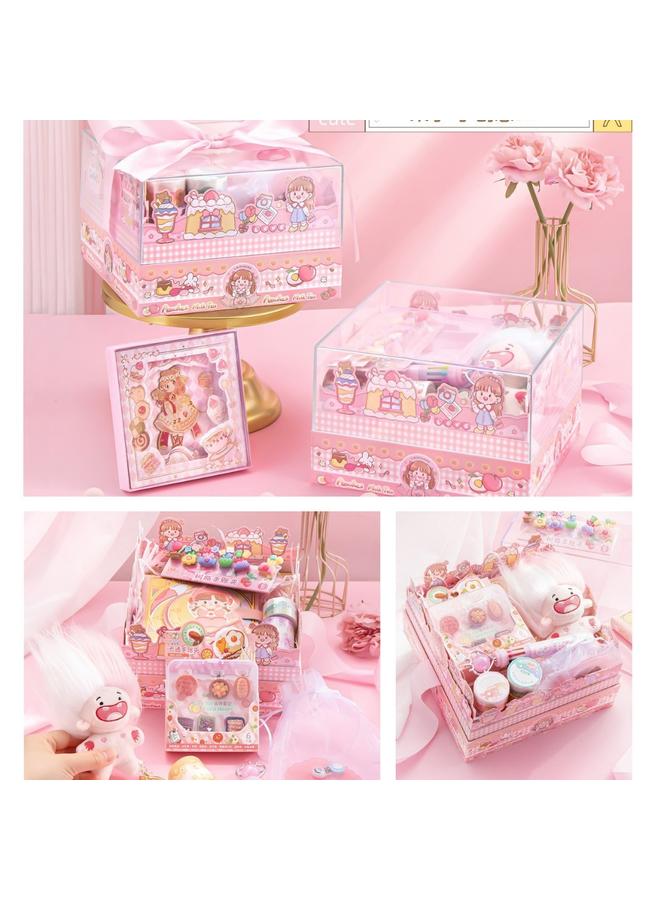 Bluejw Lac Diy Cream Glue Small Disc Sticker Suit Girl Children's Toy Goo-ka Plate Full Set Of Hand Account Kit - Image 1