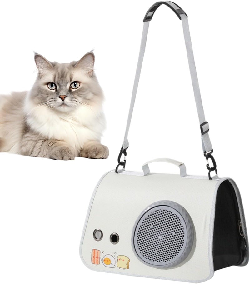 KASTWAVE Multi usage Cat Carrier, Shoulder Bag for Traveling Cats and Small Pets, Soft-Sided Portable Pet Cat Bag, Pet Travel Carrier Up for Comfortable Mesh Ventilation Outdoor Worldwide simple practical design - Image 1
