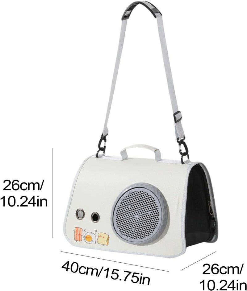 KASTWAVE Multi usage Cat Carrier, Shoulder Bag for Traveling Cats and Small Pets, Soft-Sided Portable Pet Cat Bag, Pet Travel Carrier Up for Comfortable Mesh Ventilation Outdoor Worldwide simple practical design - Image 5