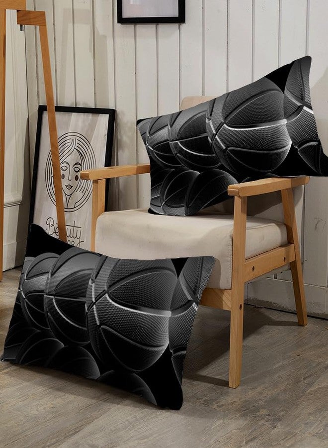 kxry Basketball Comforter Set Queen Size Black Basketball Sports Theme Bedding for Boys Kids Teens 3D Quilt 1 Comforter + 2 Pillow Cases - Image 5