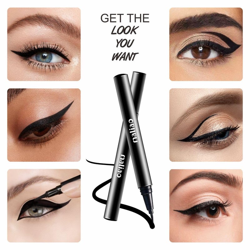 Maliao Limitless Liquid Eyeliner Pen Jet Black LongLasting Waterproof SmudgeProof Precision Tip for Flawless Application Bold Intense Color AllDay Wear 16g - Image 4
