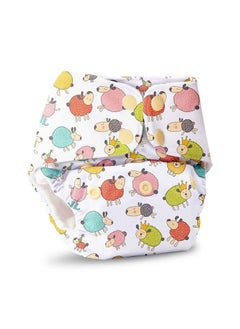 Superbottoms Basic Reusable Cloth Diaper For Babies 0 3 Years ; Freesize Adjustable Washable And Reusable Cloth Diaper For Babies ; Outer Shell Only ; (Without Dry Feel Pad ;Soaker ; Insert) (Sheep)  - Image 5