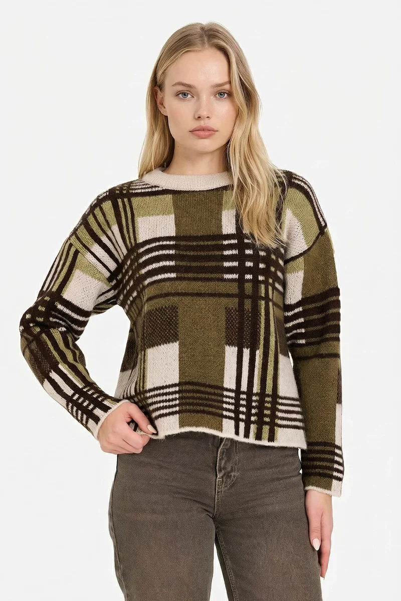 Defacto Regular Fit Crew Neck Pullover