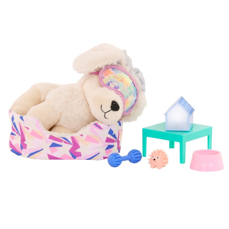 Glitter Girls - Zeke Dog Plush Pet with Bed Playset - GG57264 - Image 4