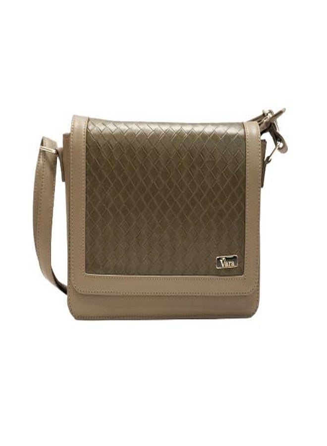 VARA Women's Shoulder Bag Medium Tote Bag | Ladies Purse Handbag Zipper For Bag (Olive) - Image 1