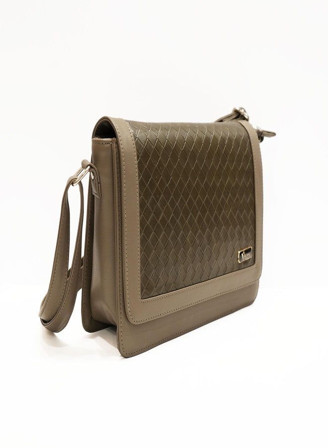 VARA Women's Shoulder Bag Medium Tote Bag | Ladies Purse Handbag Zipper For Bag (Olive) - Image 2