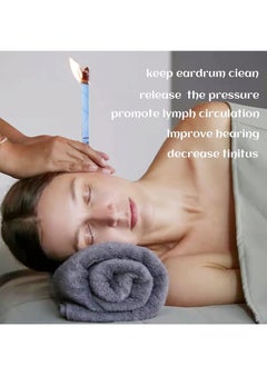 Generic Pack of 16 Aromatherapy Ear Candles Natural Beeswax Aromatherapy for Ear Cleaning Reduce Tinnitus And Improve Sleep  - Image 3