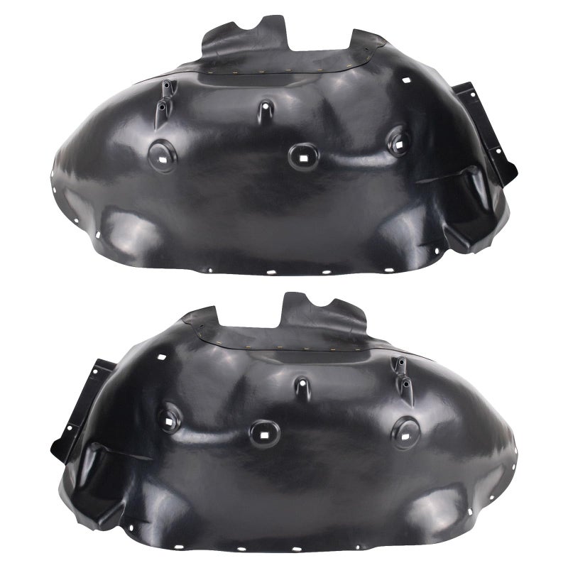 TRQ Front Inner Fender Liner Set Compatible with 20112014 Chevrolet Silverado 2500 HD GM1248232 GM1249232