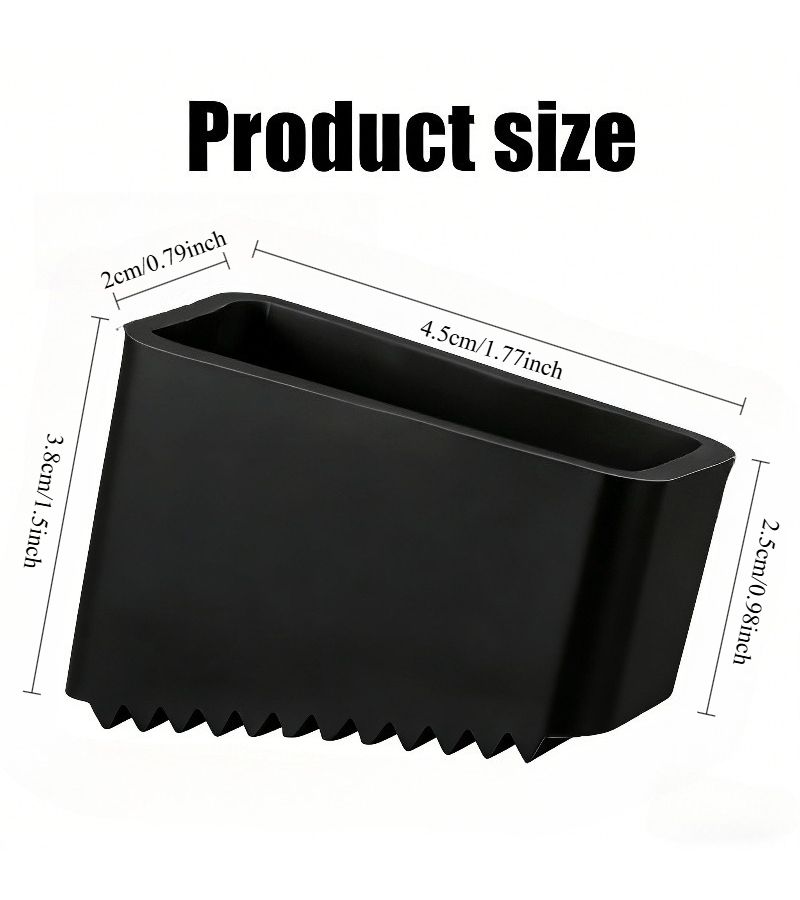 4 Pieces Heavy Duty Anti Slip Ladder Foot Replaceable Safety Cap for Telescopic Ladder Indoor Outdoor Use Durable Plastic - Image 5