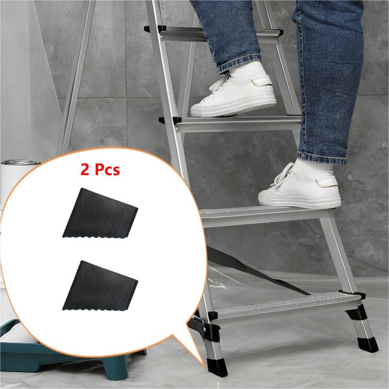 4 Pieces Heavy Duty Anti Slip Ladder Foot Replaceable Safety Cap for Telescopic Ladder Indoor Outdoor Use Durable Plastic - Image 2