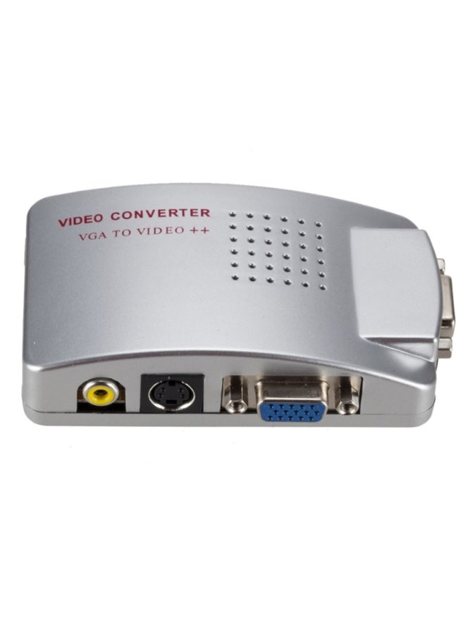 PC Converter Box VGA to AV Converter Video Switch Box - Image 1
