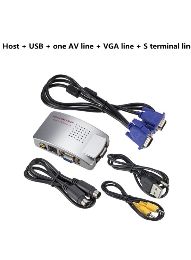 PC Converter Box VGA to AV Converter Video Switch Box - Image 5