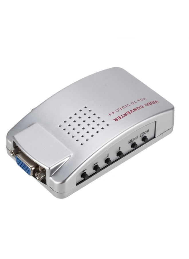PC Converter Box VGA to AV Converter Video Switch Box - Image 2