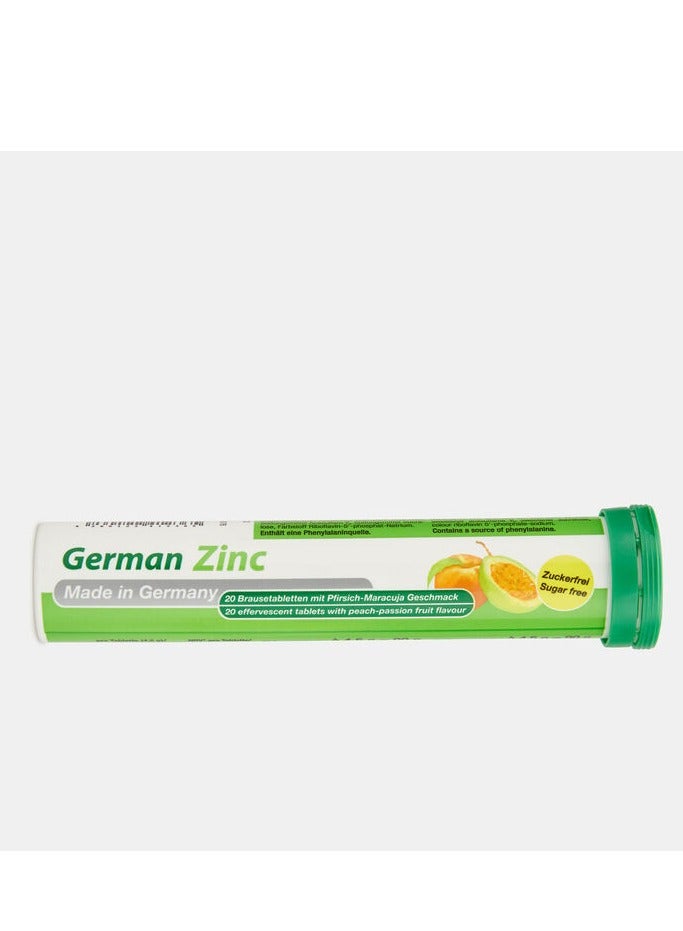 GERMAN ZINC EFFERVESCENT TABLETS