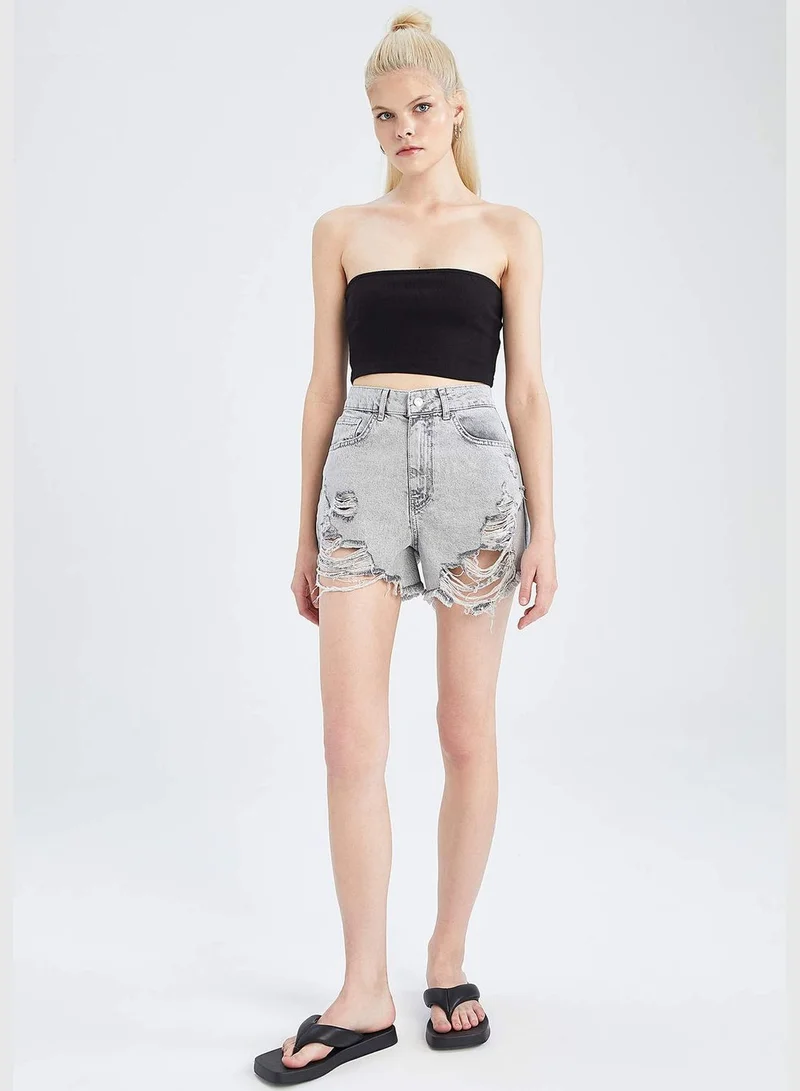 DeFacto Fitted Strapless Camisole Crop Vest