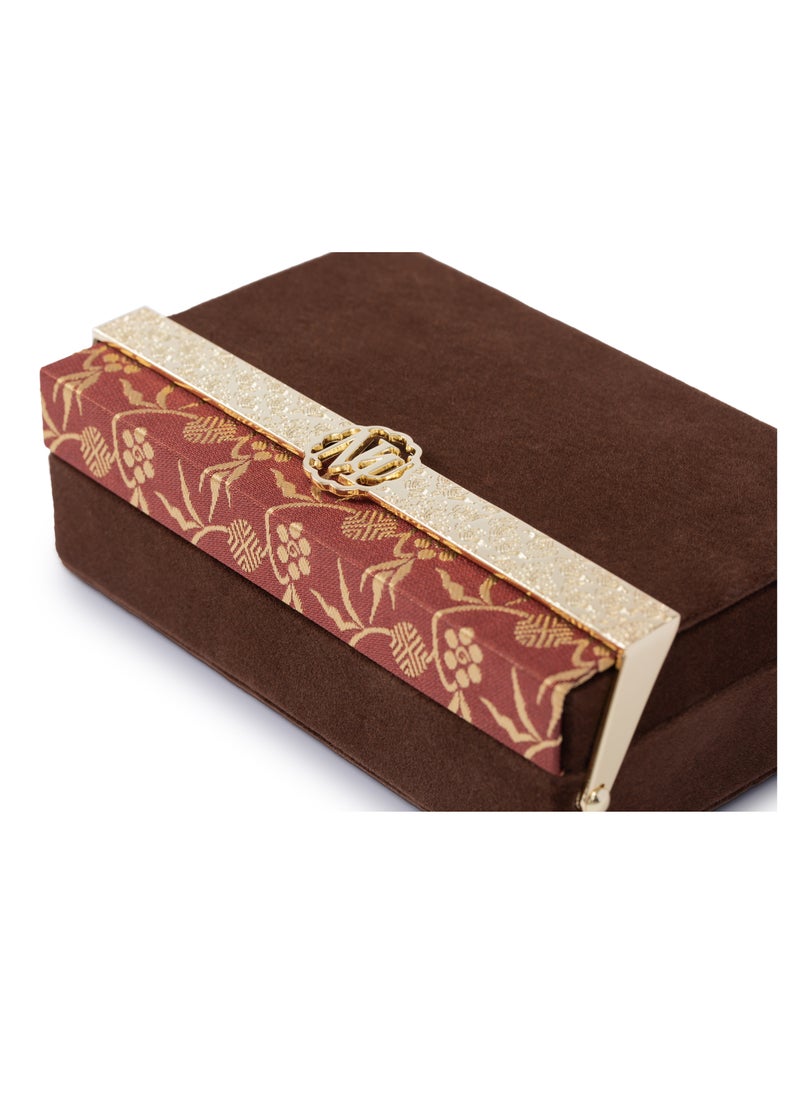 l'elefante L'elefante Premium Velvet Jewelry Box – Multi-Layered Storage Organizer with Lock & Mirror – Elegant Case for Rings, Necklaces, Earrings & Bracelets – Luxurious Gift for Women & Girls  - Image 4