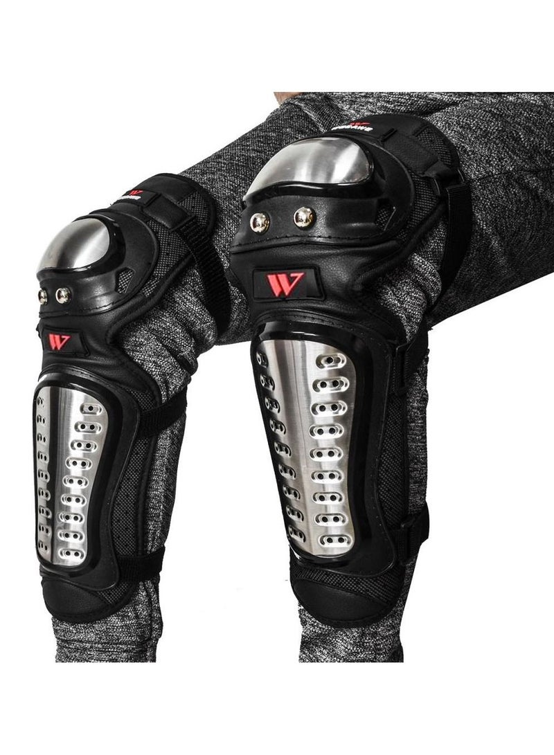 PRO Adult Motorcycle Knee Guard Protective Equipment Protection  - Image 2