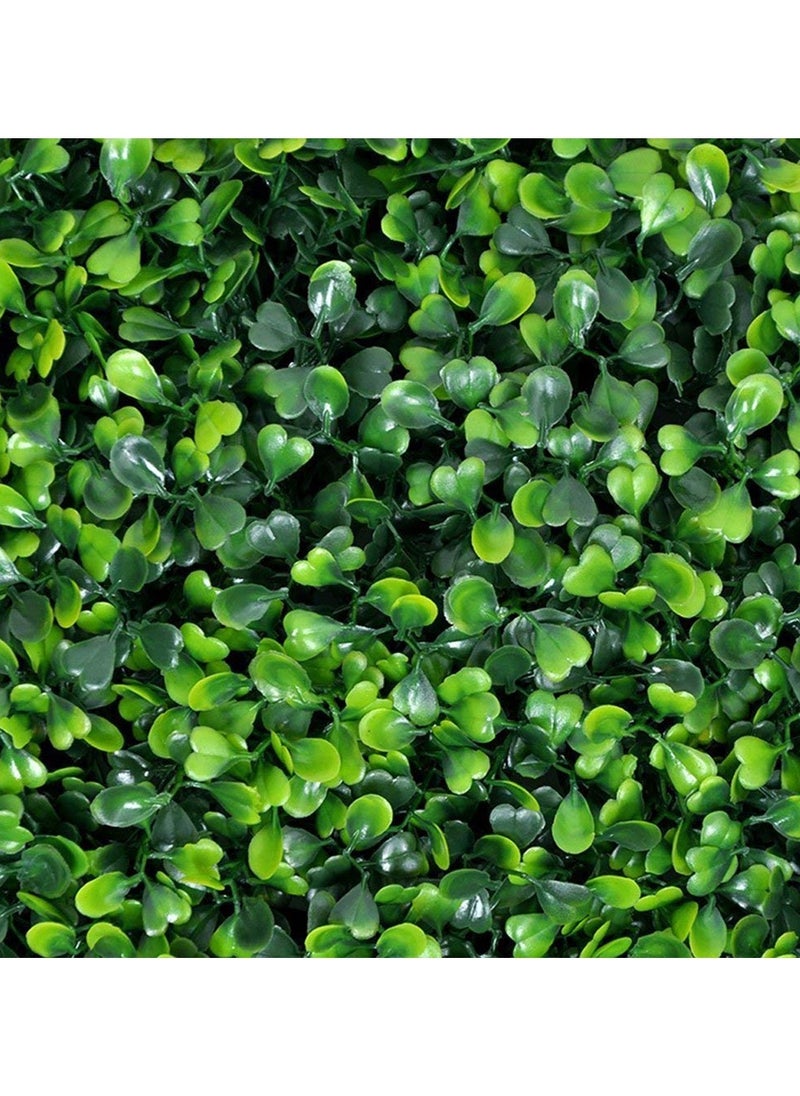 LINGWEI - 12pcs Artificial Wall Grass Green Privacy Fence 40x60x5cm - Image 1