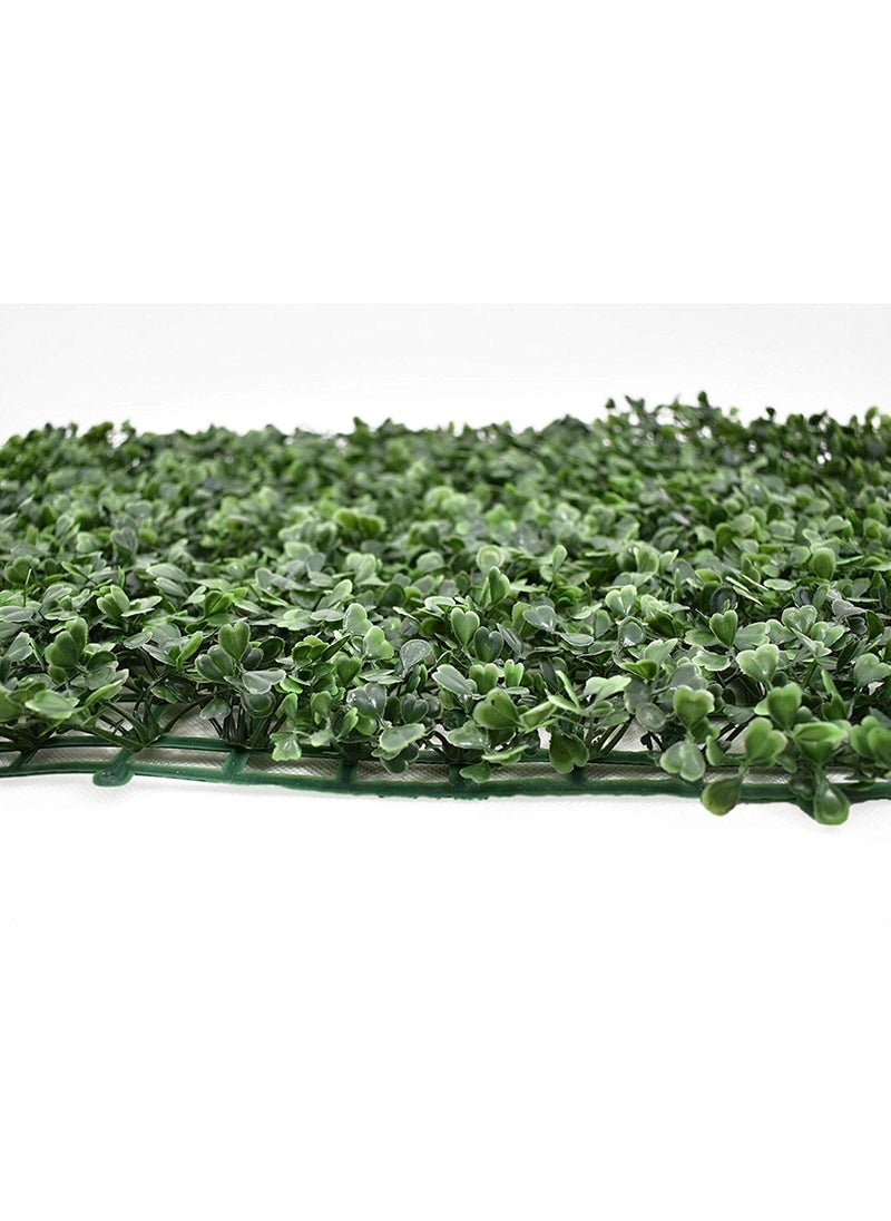 LINGWEI - 12pcs Artificial Wall Grass Green Privacy Fence 40x60x5cm - Image 1