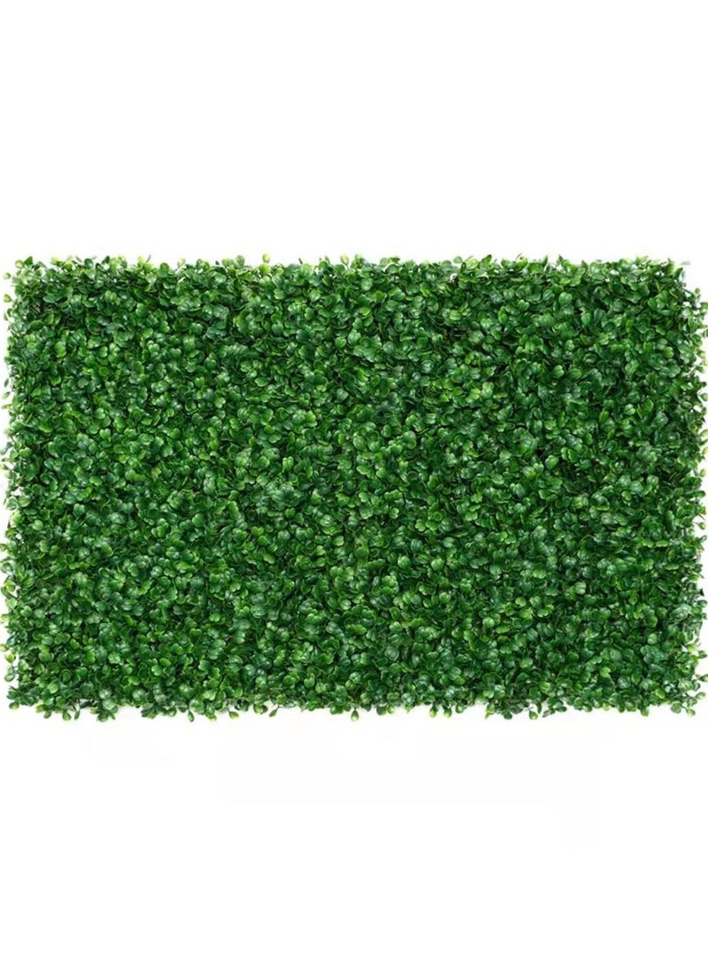 LINGWEI - 12pcs Artificial Wall Grass Green Privacy Fence 40x60x5cm - Image 1