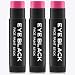 Wismee 3PCS Pink Eye Black Stick PRO Pink Face Paint StickAntiGlare Under Eye Sports Grease for Baseball Softball Soccer Athletes Sports Training Vegan Hypoallergenic Halloween Makeup Stick - Image 2