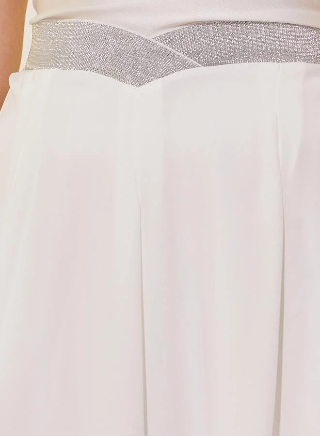 Take Two Take Two Solid A-Line Maxi Skirt