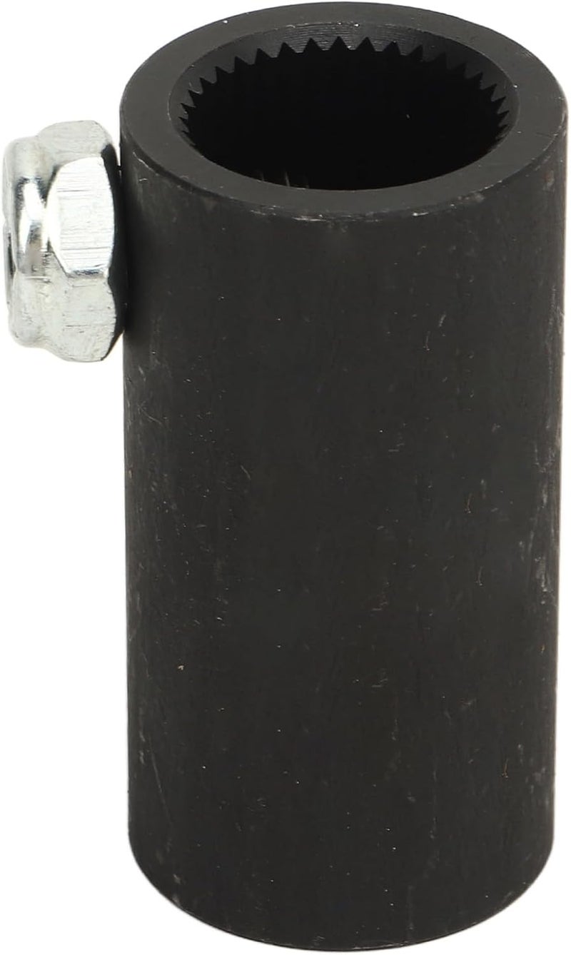3/4in Steering Shaft Coupling, 3/4in - 36 Spline to Round Smooth Joint Shaft Coupling for IMCA Racing, Durable Metal and ABS Construction with Compact Design - Image 4
