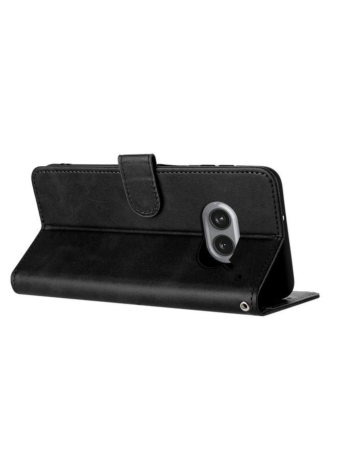 S-TOP Case For Nothing Phone 2a / 2a Plus Solid Calf Texture Flip Leather Phone Case - Image 4