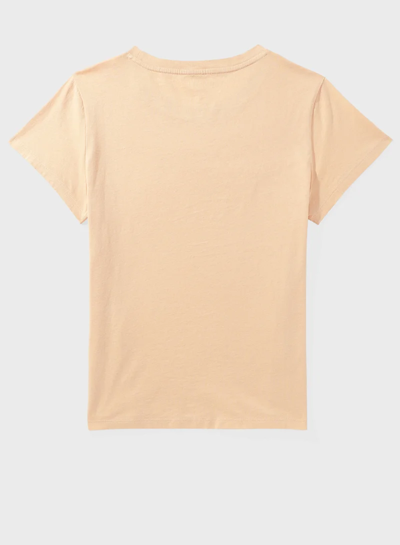 امريكان ايجل Graphic Crew Neck T-Shirt