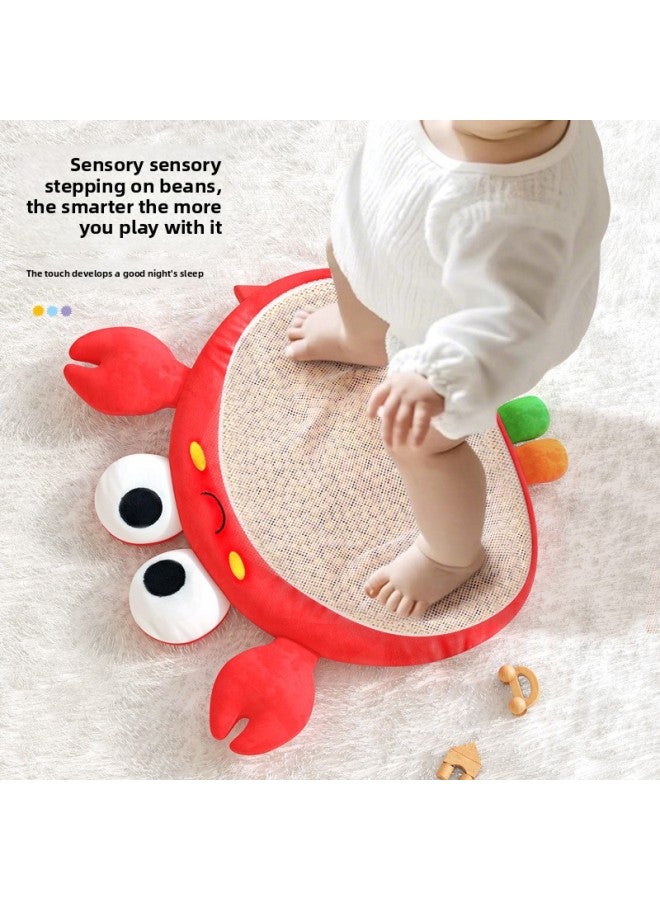 Loquat Baby Bean Bag Educational Early Education Toy Sleeping Artifact Baby Sleeping Soothing Doll Stepping Yellow Red Bean Hot Compress-Color:Crab-Specifications:No Beans - Image 2