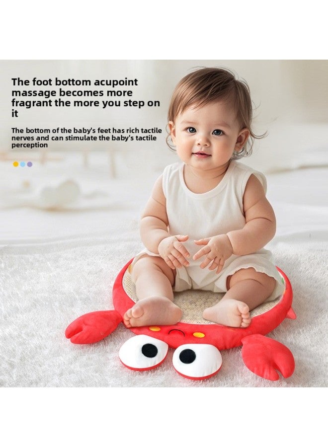 Loquat Baby Bean Bag Educational Early Education Toy Sleeping Artifact Baby Sleeping Soothing Doll Stepping Yellow Red Bean Hot Compress-Color:Crab-Specifications:No Beans - Image 5