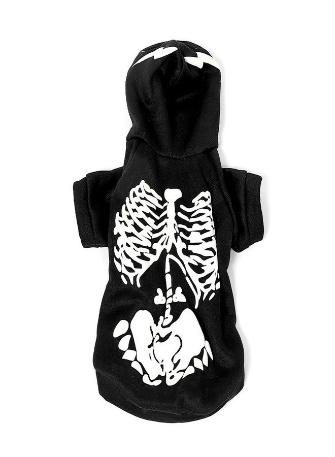 Mogoko Dog Cat Skeleton Costumes, Pet Halloween Cosplay Dress, Funny Skeleton Costume for Small Puppy Dogs - Image 2