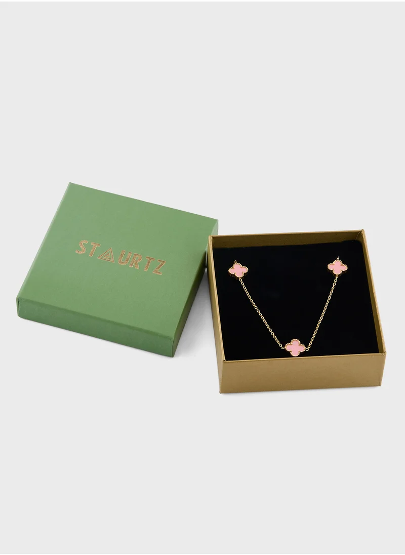 Staurtz Alba pink necklace