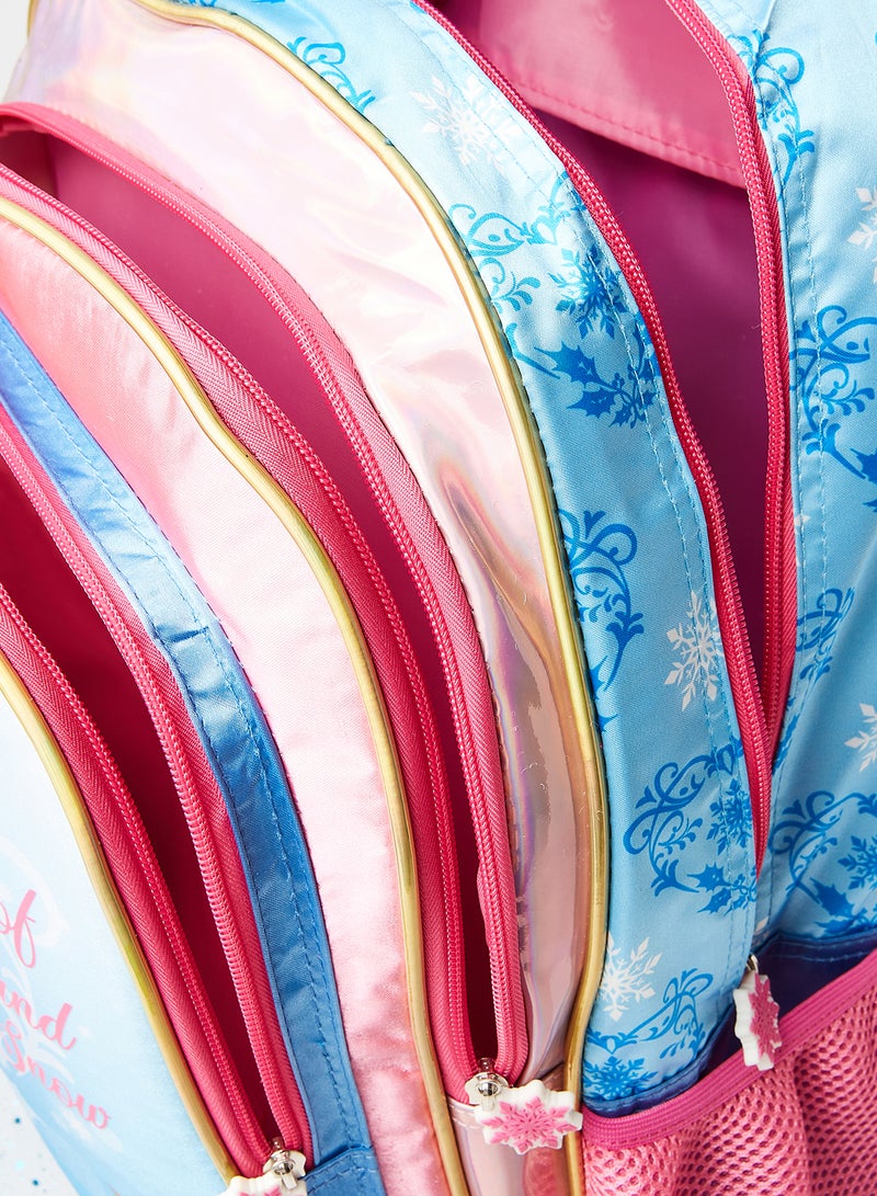 Disney Queen Of Ice And Snow Printed Trolley Backpack Multicolour - Image 4