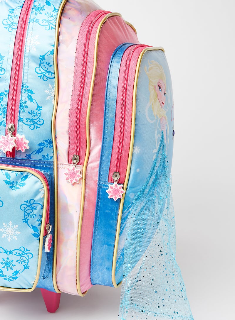 Disney Queen Of Ice And Snow Printed Trolley Backpack Multicolour - Image 2