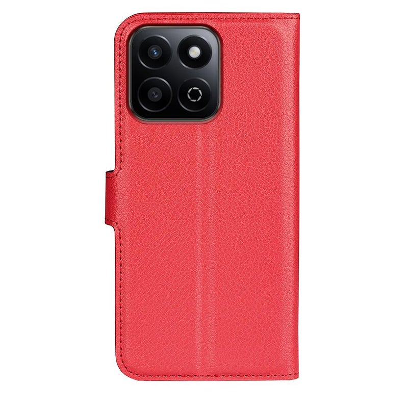 HuHa Protective Cover For Honor 200 Smart Litchi Texture Horizontal Flip Leather Phone Case with Holder(Red) - Image 3