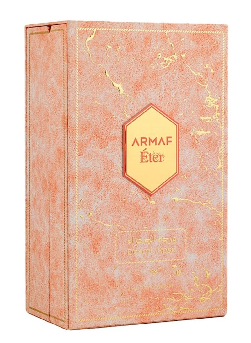 أرماف عطر او دي بارفان ايتر ديزرت روز بينك للنساء والرجال من ارماف، برائحة زهور العنبر ويدوم طويلًا، 100 ملليلتر - Image 3