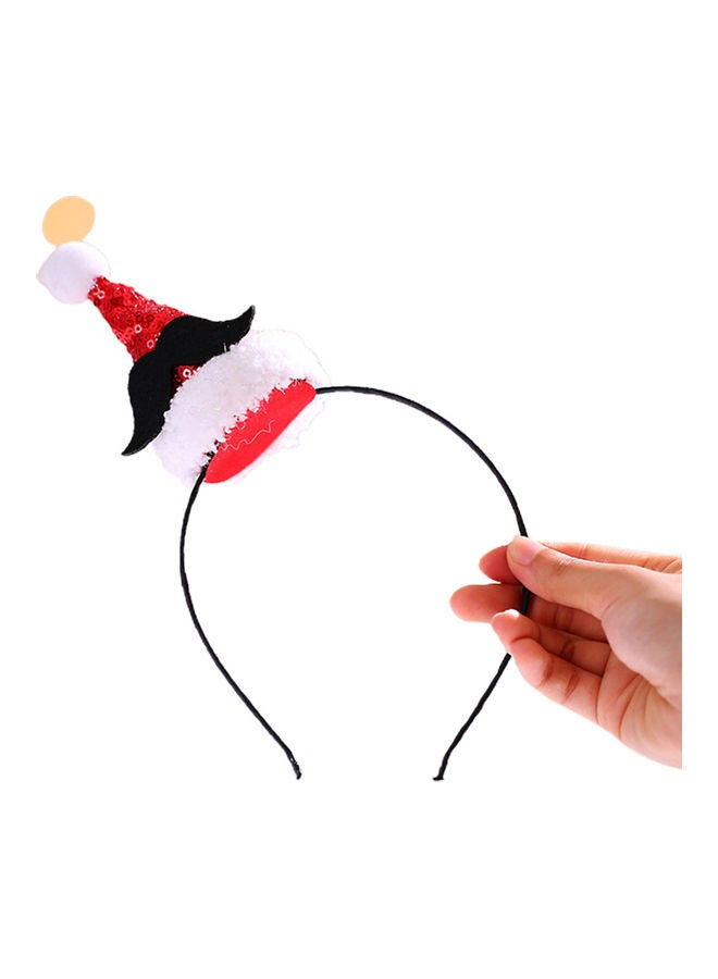 NIBEMINENT Cute Santa Hat Sequins Hoop Party Headband For Girls  - Image 1