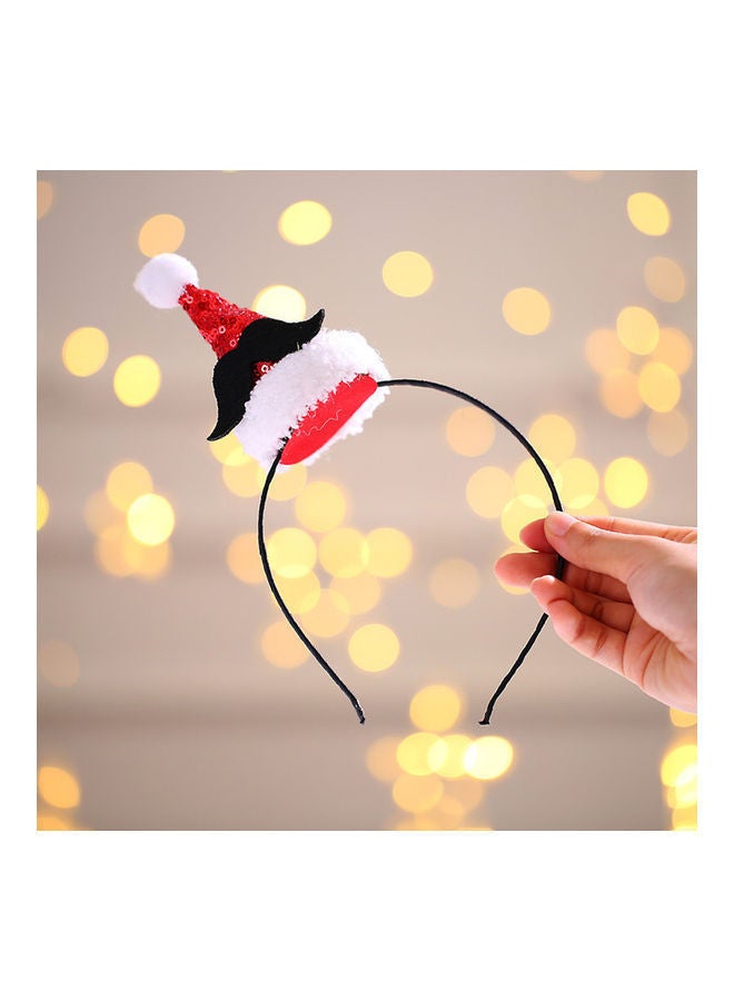 NIBEMINENT Cute Santa Hat Sequins Hoop Party Headband For Girls  - Image 2