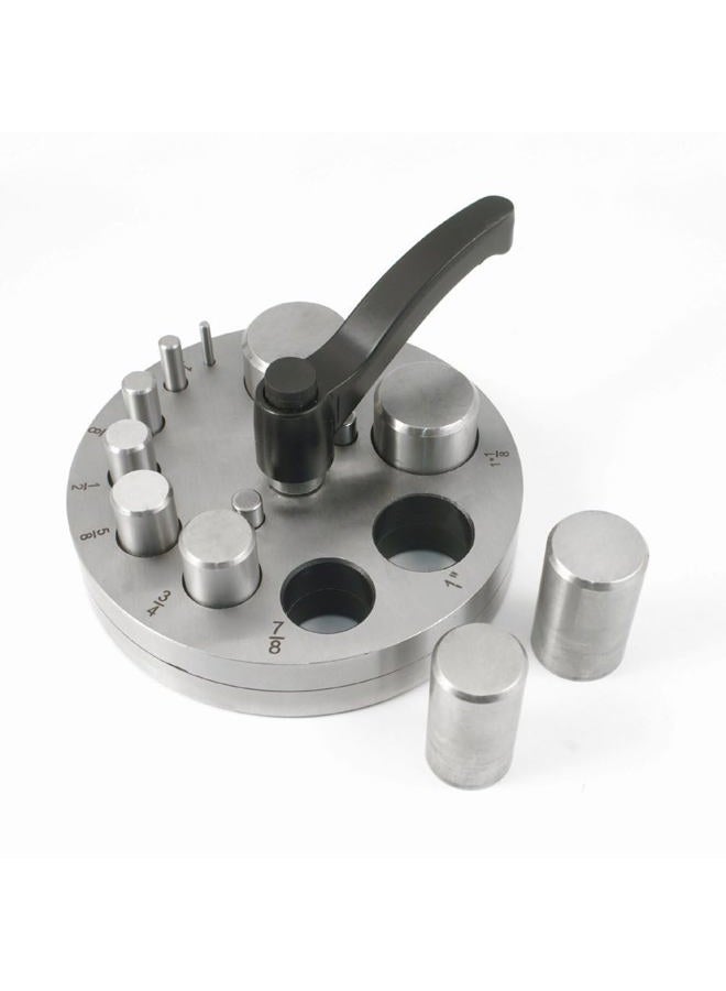 SFC TOOLS Disc Cutter - Circle - 10 Punches - Rubber Base - for Jewellery Making - 28-590 - Image 2