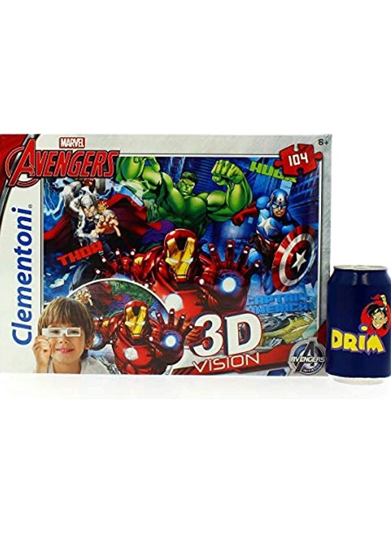 كلمينتوني بازل ثري دي مارفيل أفينجرز 104 قطعة ، متعدد الألوان ، 20606.3 ، 6800000198 - Image 4