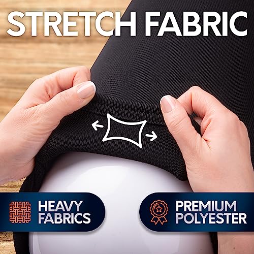 Byllstore Boat Fender Covers | Several Size Options Available | Black & Navy Blue | 1, 2 & 4-Pack | Polyester (4-Pack, Black, 12″ x 34″) - Image 2