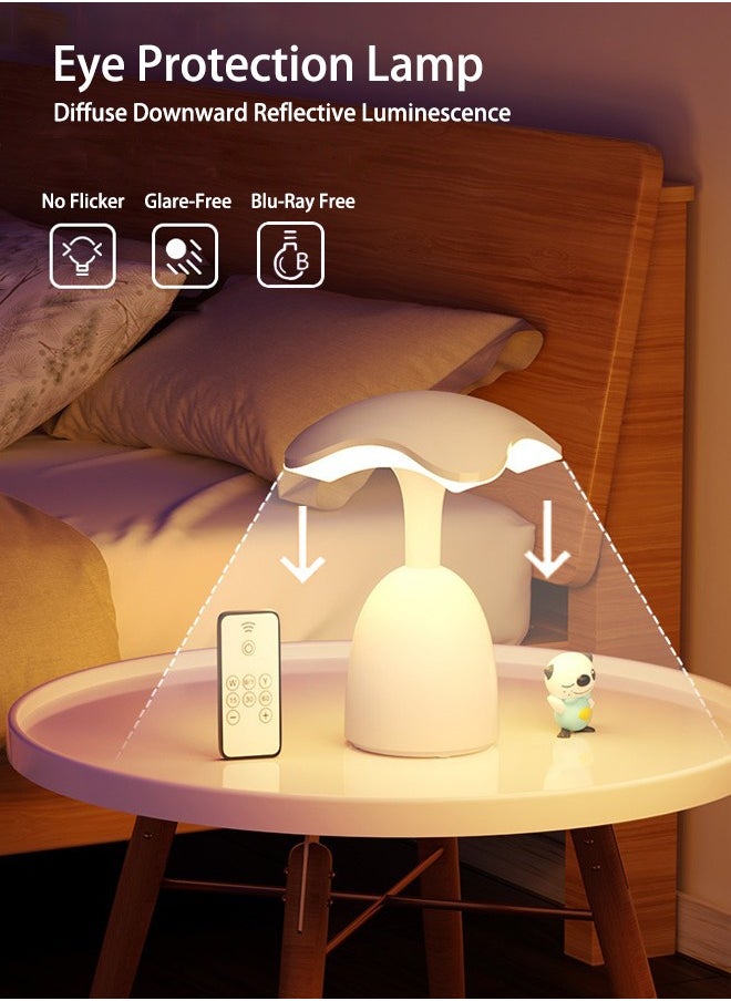 Generic - Dimmable Eye Protection Bedside Night Light,Smart Touch Light,Rechargeable Light with Remote Control - Image 1