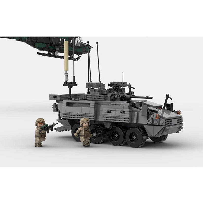 Moc-162457 Compatible With Lego Lav Infantry Armored Vehicle Model Small Particle Diy Assembled Puzzle Building Blocks Toy - Image 2