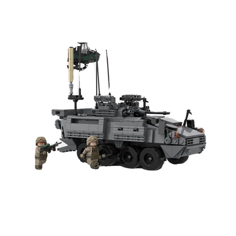 Moc-162457 Compatible With Lego Lav Infantry Armored Vehicle Model Small Particle Diy Assembled Puzzle Building Blocks Toy - Image 5