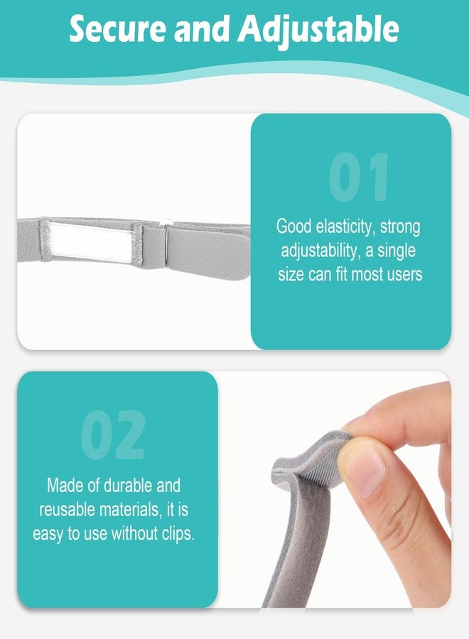 Methuker Nuance Pro Headgear - Replacement Strap Compatible with Nuance Pro Gel Nasal Pillow Mask, Closed Edges Design, CPAP Headgear Replace Part - Image 4