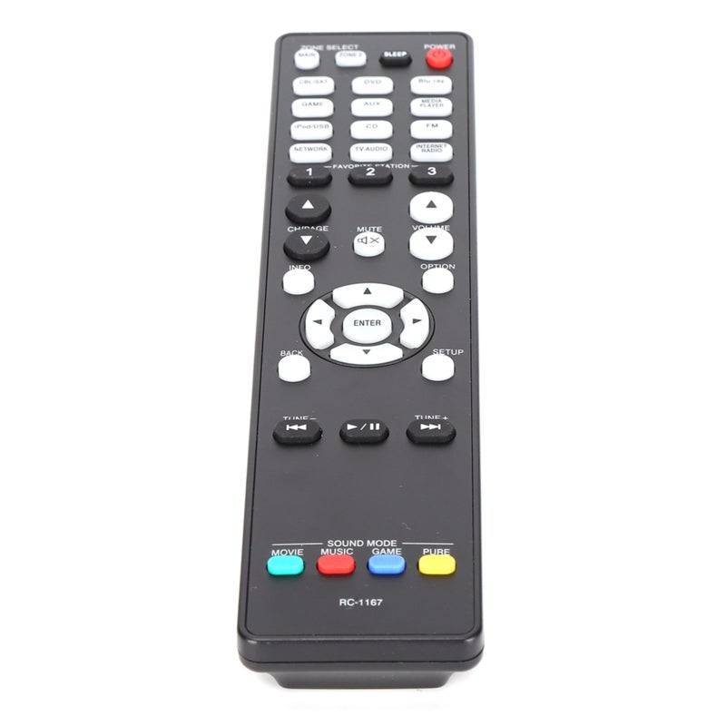 Remote Control Replacement Made of High-Quality ABS Silicone - Durable Dedicated Remote Covering All Original Functions for AVR-1913 AVR-2113 AVR-2313 - Image 3