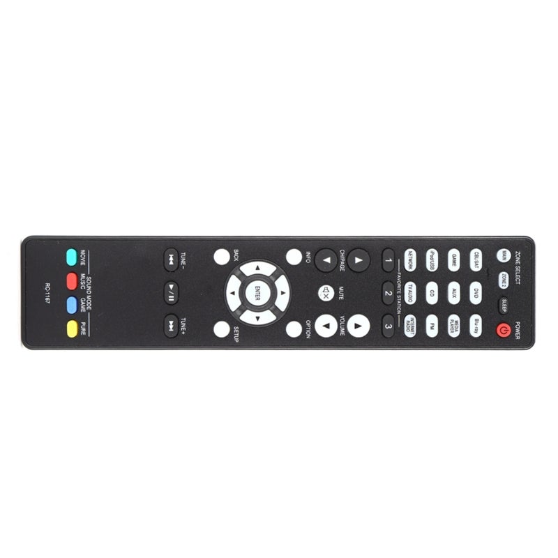 Remote Control Replacement Made of High-Quality ABS Silicone - Durable Dedicated Remote Covering All Original Functions for AVR-1913 AVR-2113 AVR-2313 - Image 1